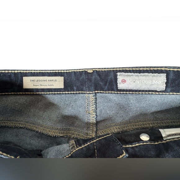 AG ADRIANO GOLDSCHMIED The Legging Super Skinny Ankle Contour 360 Jeans Sz 26R - Picture 8 of 9